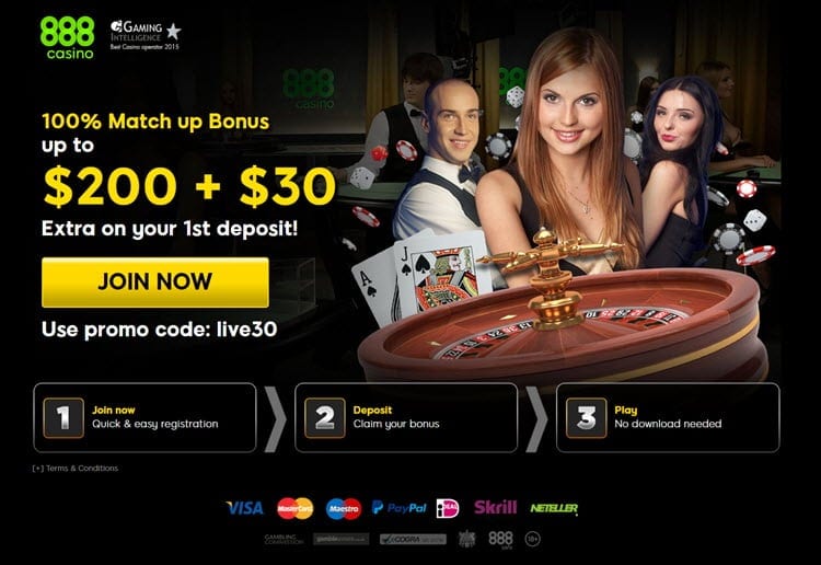 casino online 888 live bonus