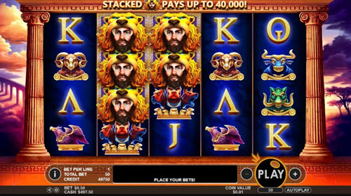 Hercules Son of Zeus Slots 