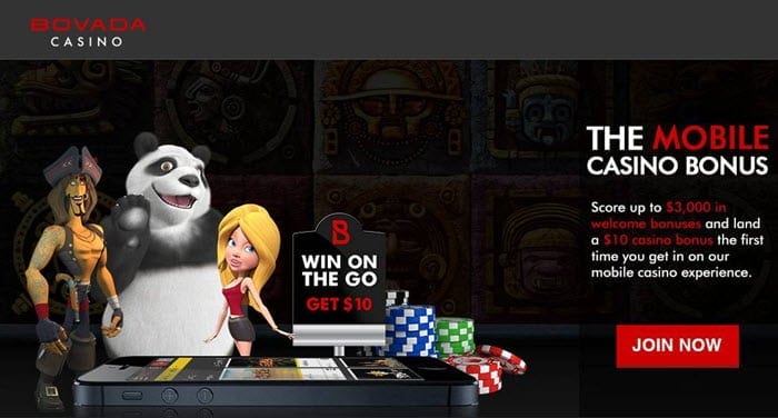 bovada casino mobile bonus