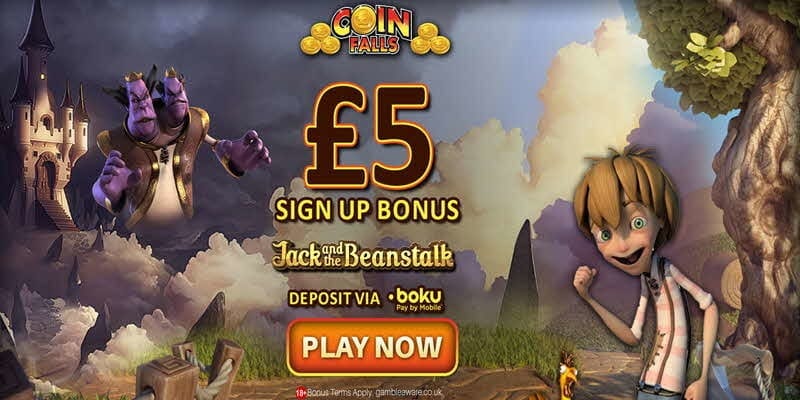 5 sign up bonuses coinfalls casino