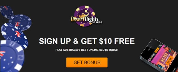 R$10 FREE! Desert Night Casino