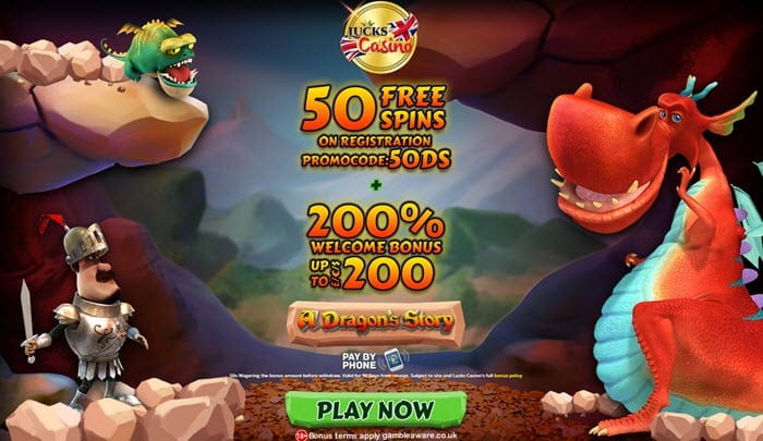 lucks casino dragon's story slot bonus