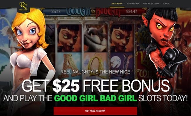 rich casino R$25 free bonus