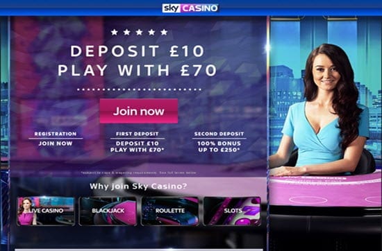 sky casino deposit bonus