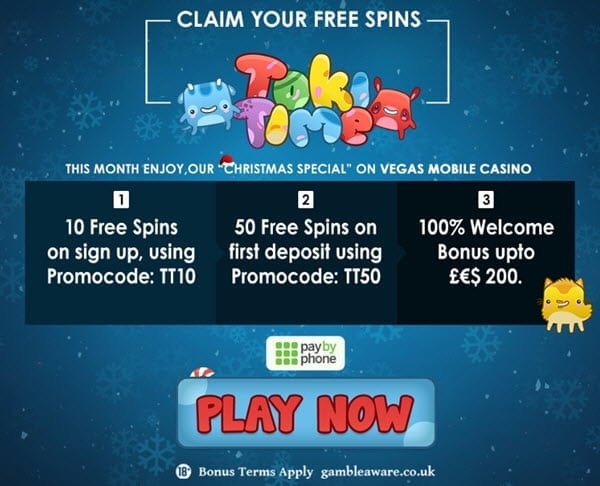 vegas mobile casino promo code